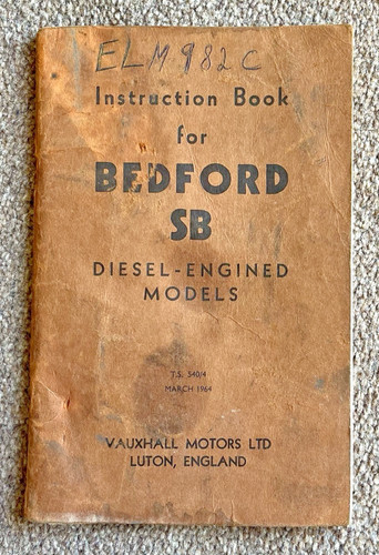Instruction book for - for, bedford