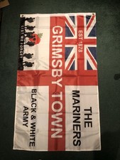 Grimsby Town Flag 5ft by 3ft - Grimsby Town Football Flag Brand New GTFC  Flag