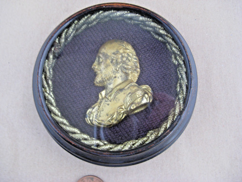 Antique gilded bronze framed