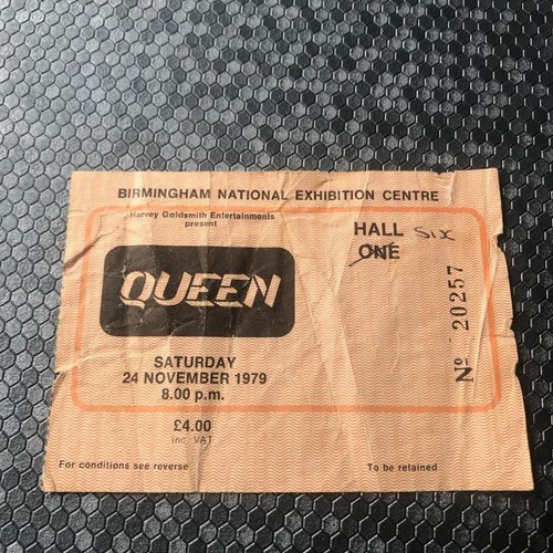 Queen ticket birmingham nec - queen,