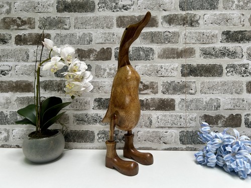 Large 43cm duck - bamboo, root