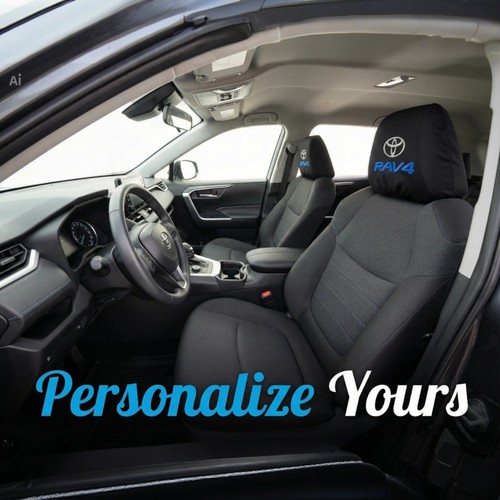 Personalised car headrest - personalised,