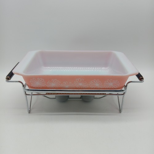 Vintage jaj pyrex pink - pink, daisy