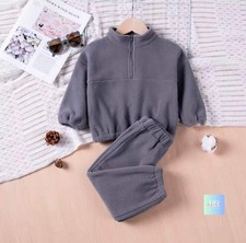 Kids Half Zip Fleece Sweater &