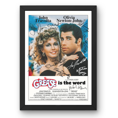 Grease cast signed - , a4