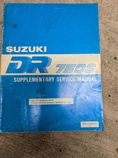Genuine suzuki dr750s - dr750s, 1989