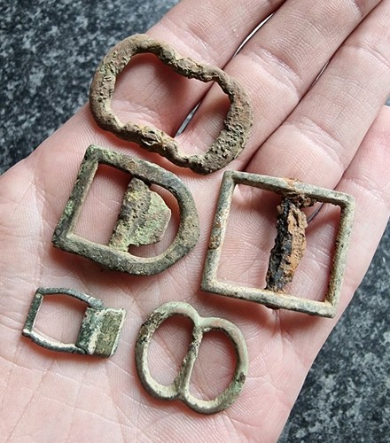 Metal detecting finds buckles - finds,