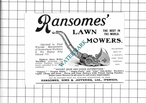 Ransomes sims jefferies - sims, &