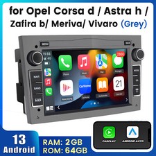 2+64G Carplay Android Car Stereo Radio GPS SAT NAV For Vauxhall Corsa C/D Antara