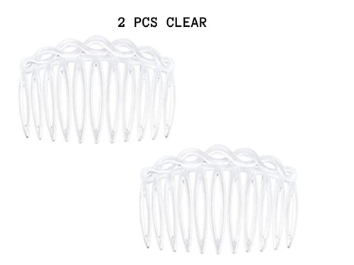 Clear side combs strong - clear, in
