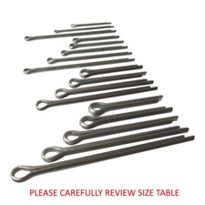 Split-Pins / Split Cotter Pins Stainless Steel A4-Marine Grade