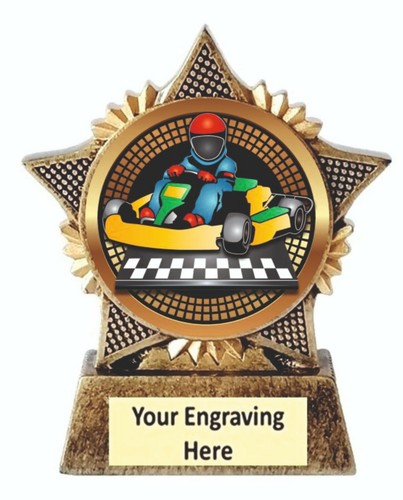 Karting trophy star award 90mm - trophy,