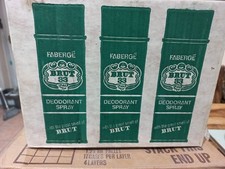 Vintage Retro Brut Deodorant Spray Empty Box - Shop Film Play  Prop