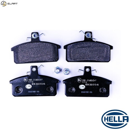 Brake pad set disc - set, 8db