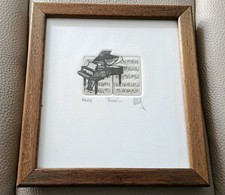 Framed Pencil Signed Etching