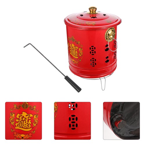 Enamel paper incinerator - enamel,