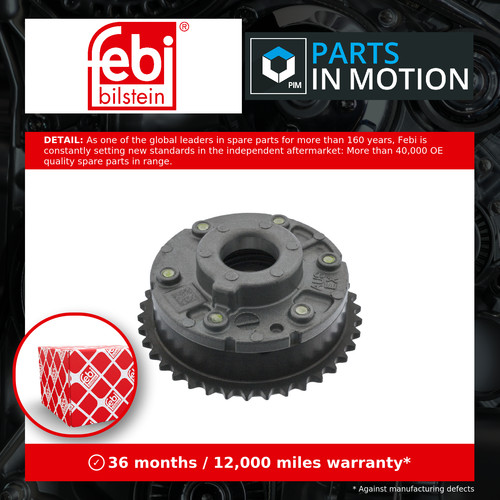 Camshaft adjuster exhaust side - adjuster,