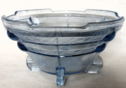 Bowl vintage glass blue - bowl,, glass,