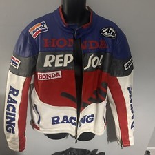 Honda Racing Repsol Leather biker/ motorcycle jacket size 4XL