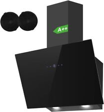 SNDOAS Cooker Hood 60cm, A++ Kitchen Extractor Hood 550m³/h with Carbon Filters