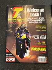 Isle man races programme - tt,