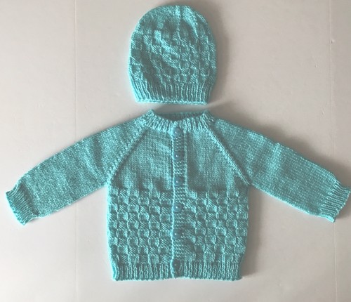 New hand knitted baby - hand,