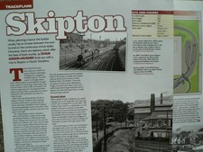 Skipton North Yorkshire station track plans - Model railway magazine article
