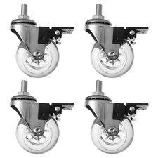 4 Pcs Caster Carts Crib Wheel Furniture Universal Casters Accessories