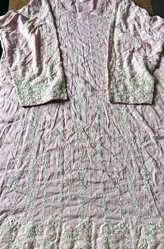 Baroque piece stitched - 2, lawn