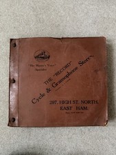 Book of Vintage 78 Records Box Set His Master's Voice Album Records Jazz Blues