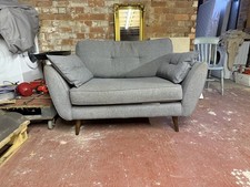 DFS French Connection Zinc Cuddler Sofa Grey