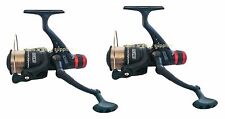 2 x NGT CKR50  Fishing Reels for Feeder or Spinning Rod 050 Size with 8lb Line 