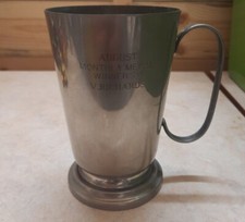  Vintage Silver Plate Tankard