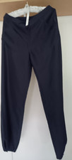 BNWT Laura Ashley 100% silk Navy Trousers Size 10
