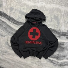 Vintage Eminem 2010's Recovery Dark Grey Pullover Size Medium Hoodie