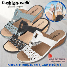 Cushion Walk Ladies Mid Wedge