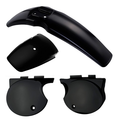 Black fender side cover - black,