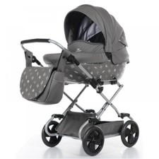Invictus V-Doll Grey Dolls Pram with Matching Bag