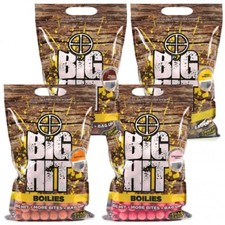 Crafty Catcher Big Hit Boilies 15mm 2kg NEW Carp Fishing Bulk Boilies