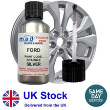 Ford Sparkle Silver Wheel Paint Touch Up Kit 30ML Curb Scratch Alloy Wheel Paint