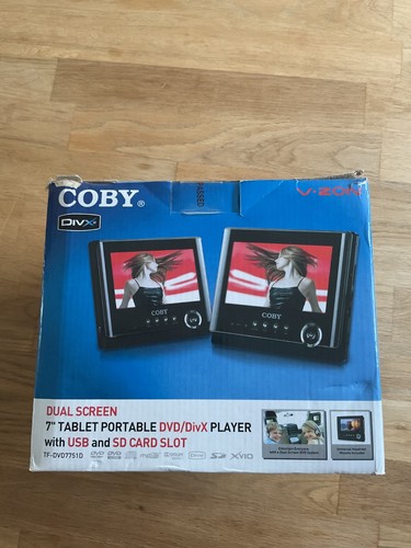 Coby dvd751d dual screen - coby, 7"