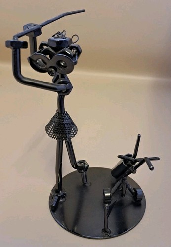 Nuts and bolts sculpture - nuts,