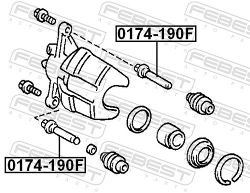 For febest 0174 190f - febest, front