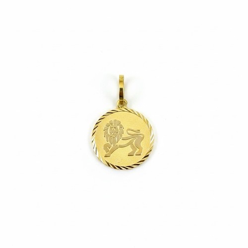 9ct yellow gold - 9k, lion