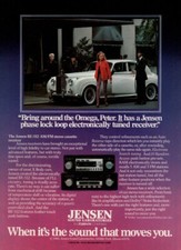 Jensen - RE-512 Cassette Receiver Car Audio  - Original Magazine Ad - 1980