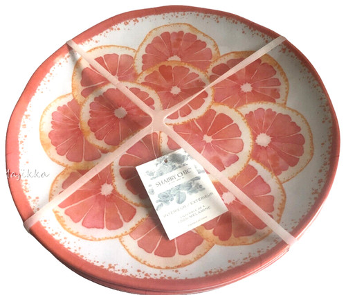 Grapefruit melamine dinner - grapefruit, 11"