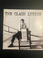 The Clash Song Lyrics Booklet
