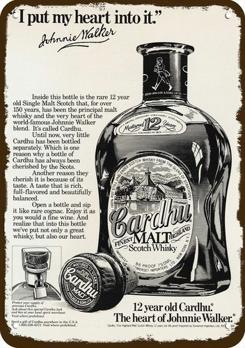 1984 johnnie walker cardhu - 1984,