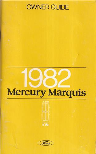 1982 mercury marquis - mercury, owner