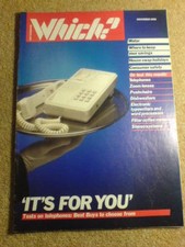 WHICH? - HOUSE SWAP HOLIDAYS - Nov 1986